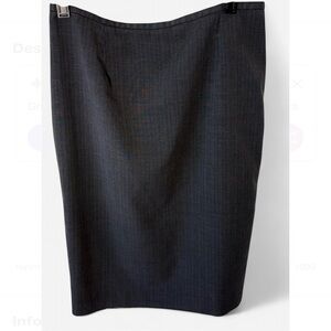 Calvin Klein Pencil Skirt Navy Glen Plaid Career Professional Interview Size 4